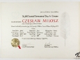 Dyplom nagrody  (zwanej małym Noblem), 1978